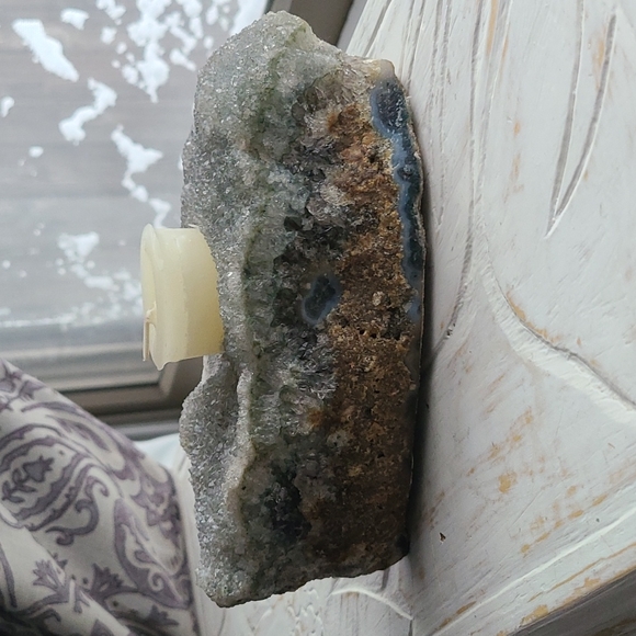 Quartz candle holder - Picture 1 of 4